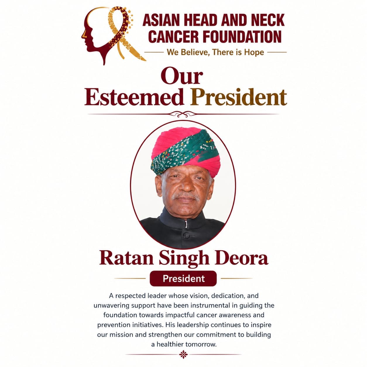 Ratan Singh Deora - President